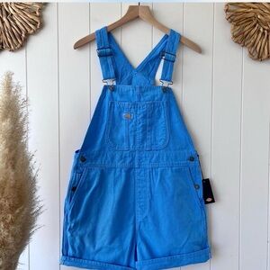 Dickies Vivid Blue Short Overalls Romper